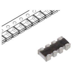 Rezistor multipolar: Y; SMD; 330Ω; ±5%; 62,5mW; Nr.rezistori: 4