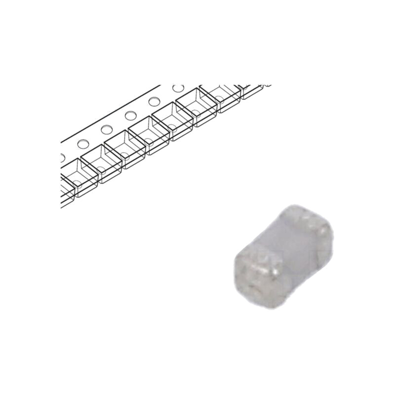 Condensator: ceramic; MLCC; 12pF; 50V; C0G (NP0); ±5%; SMD; 0402 Condensator: ceramic; MLCC; 12pF; 50V; C0G (NP0); ±5%; SMD; 0402
