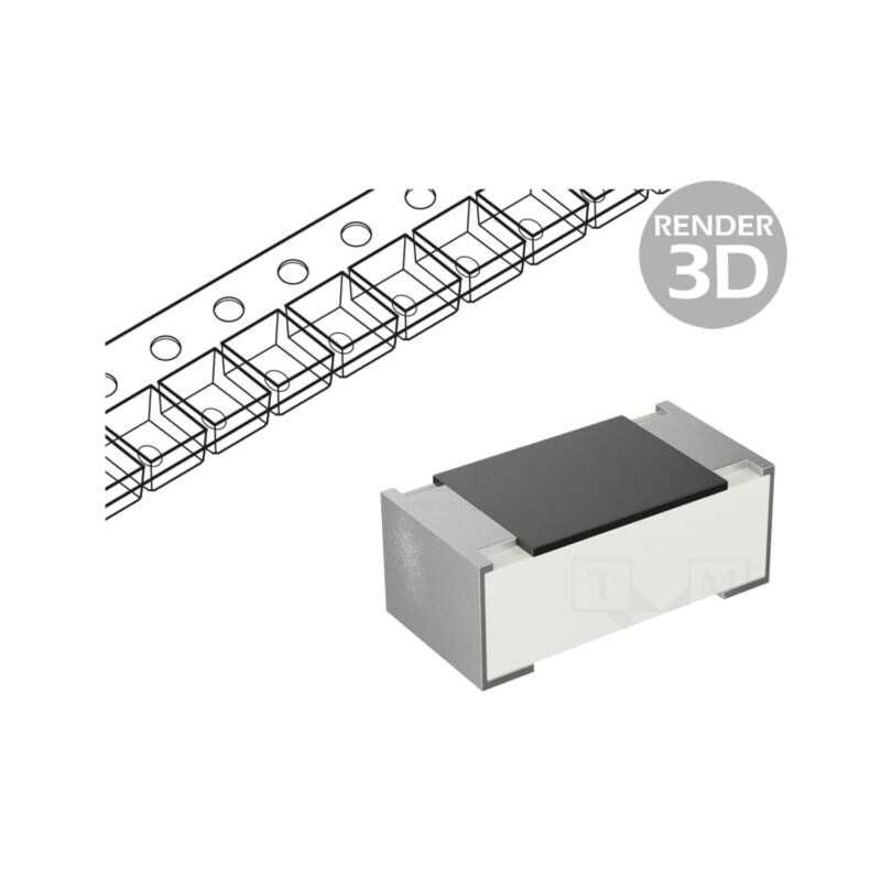 Rezistor: thick film; SMD; 0201; 49,9Ω; 50mW; ±1%; -55÷125°C