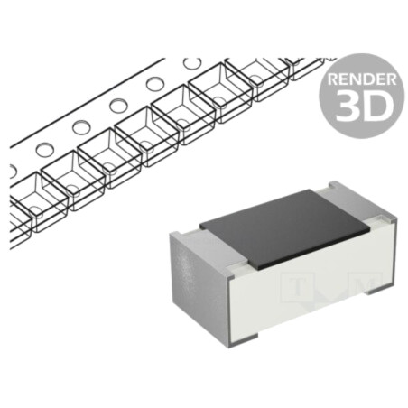 Rezistor: thick film; SMD; 0201; 49,9Ω; 50mW; ±1%; -55÷125°C