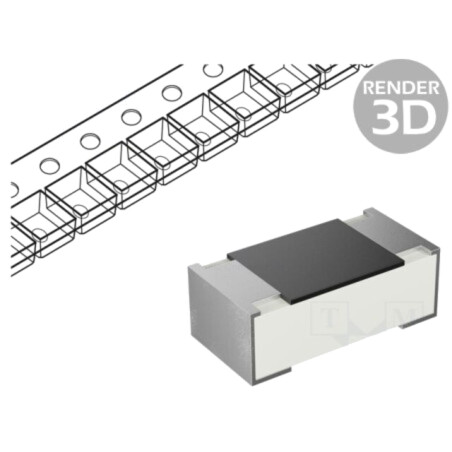 Rezistor: thick film; SMD; 0402; 100kΩ; 62,5mW; ±1%; -55÷155°C
