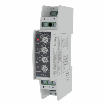 Releu de monitorizare a tensiunii pentru şină DIN | Electronic-mag.ro | Componente Electronice