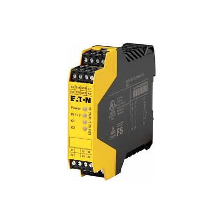 Modul: releu de siguranţă; 24VDC; IN: 2; pentru şină DIN; ESR5