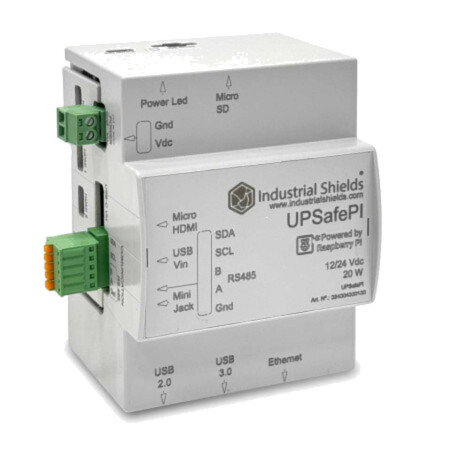 Modul: UPS; UPSafe Pi; 4GBRAM; Interfaţă: Ethernet; 12÷24VDC