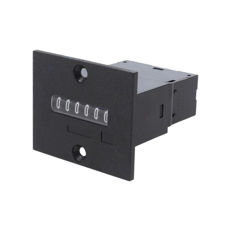 Contor: electromecanic; impulsuri; 230VDC; pe panou; 50x60x62mm