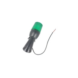 Semnalizator Luminos și Acustic LED Verde 12-24V | Electronic-mag.ro | Componente Electronice