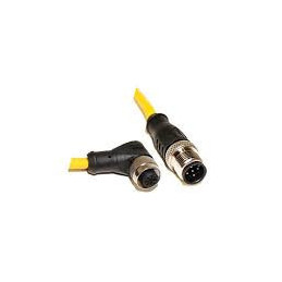 Cablu de conectare; M12; PIN: 5; mufă; 250VAC; 4A; PVC; IP68; 250VDC