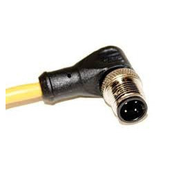 Cablu de conectare; M12; PIN: 4; în unghi; 10m; mufă; 250VAC; 4A; PVC
