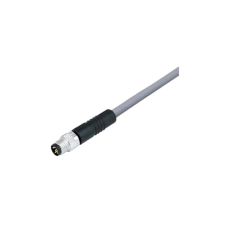 Cablu: pentru senzori/automatizări; M8; PIN: 3; drept; 1m; mufă