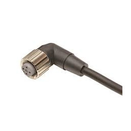 Cablu: pentru senzori/automatizări; M12; PIN: 4; în unghi; 2m; PUR