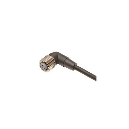 Cablu: pentru senzori/automatizări; M12; PIN: 4; în unghi; 2m; PUR