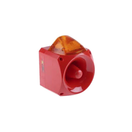 Semnalizator: luminos şi acustic; 110/230VAC; LED; roşie; IP66