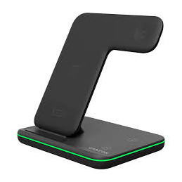 Încărcător Wireless Profesional 3 în 1, 15W - Rapid și Eficient