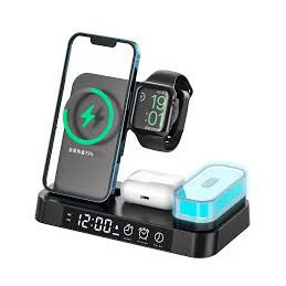 Încărcător Wireless 4 în 1, 30W – Rapid și Compatibil Multifuncțional