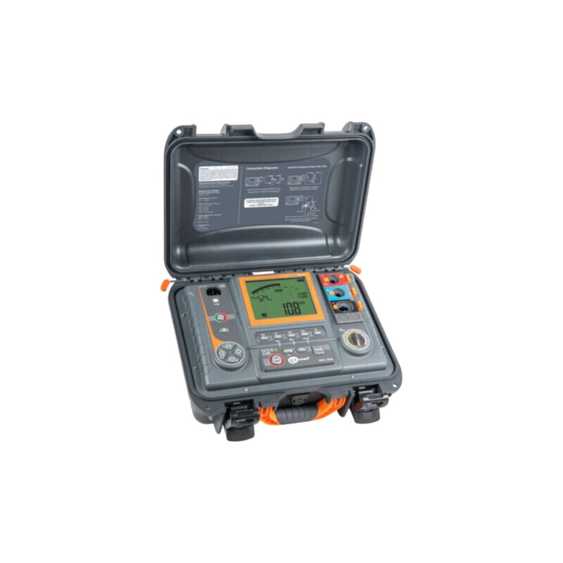 Aparat de măsură: rezistenţa de izolaţie; LCD; ±(5%+5digit) Aparat de măsură: rezistenţa de izolaţie; LCD; ±(5%+5digit)