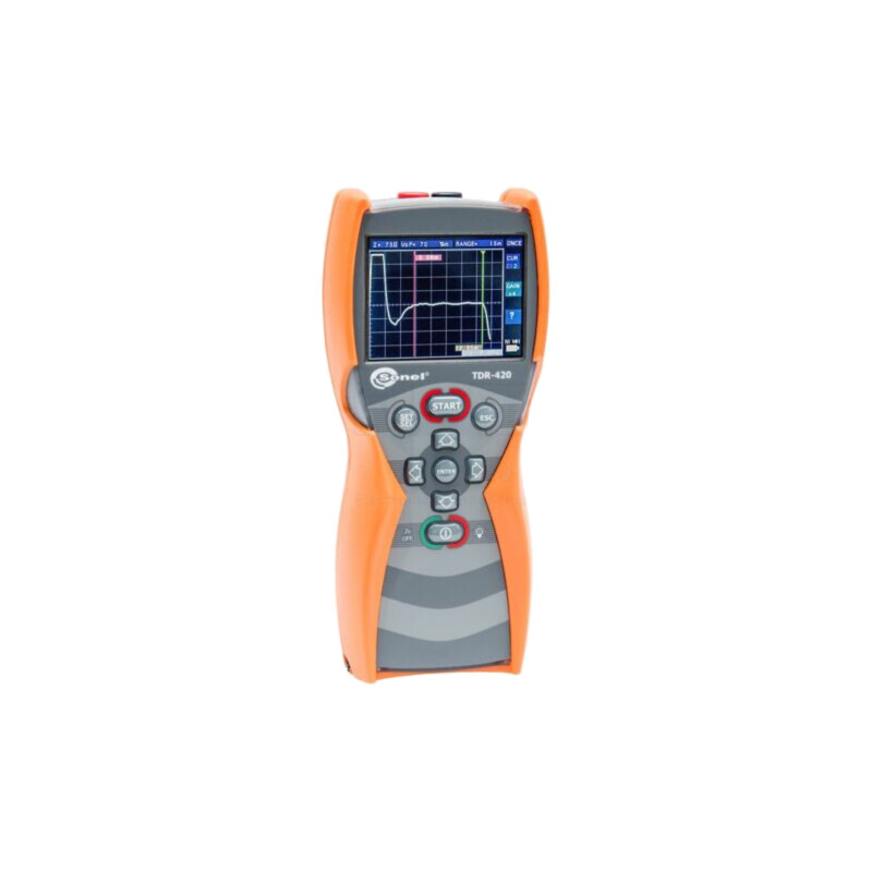 Aparat de măsură: reflectometru; LCD TFT 3,5"; Rezoluţie: 1%
