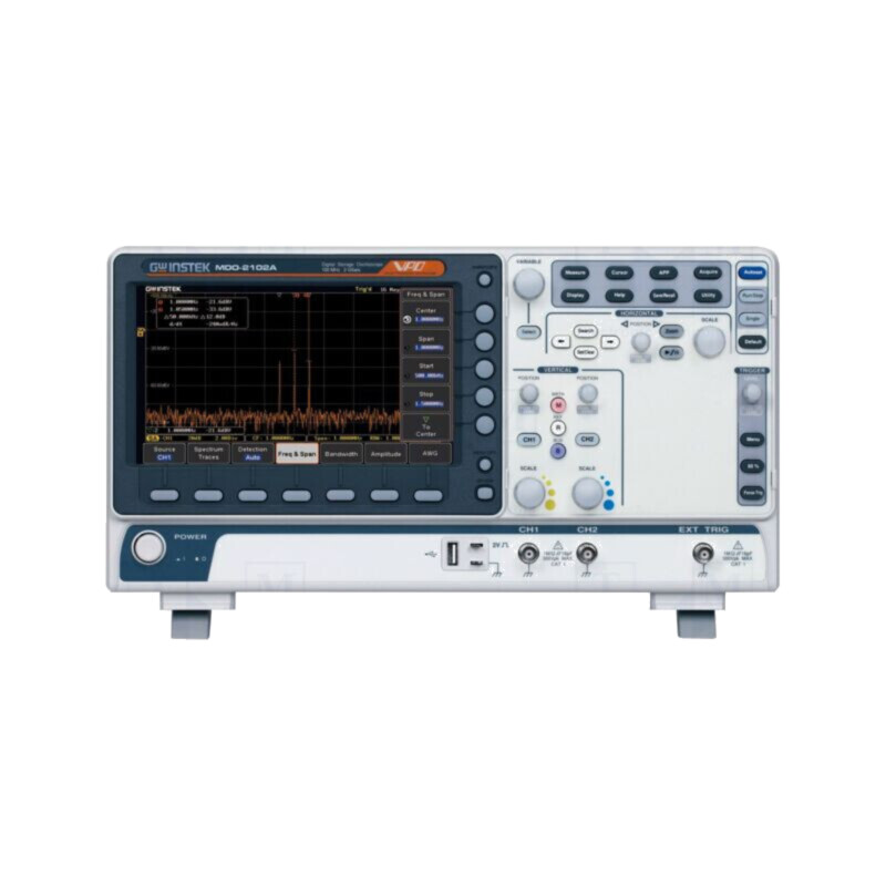 Osciloscop: digital; MDO; Ch: 2; 100MHz; 2Gsps (în timp real) Osciloscop: digital; MDO; Ch: 2; 100MHz; 2Gsps (în timp real)