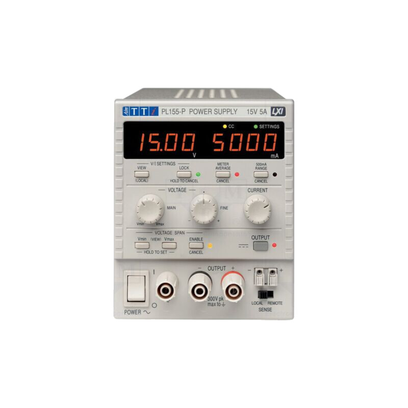 Alimentator: de laborator programabil; Ch: 1; 0÷15VDC; 0÷5A; 1mV Alimentator: de laborator programabil; Ch: 1; 0÷15VDC; 0÷5A; 1mV