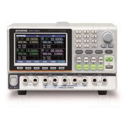 Alimentator: de laborator programabil; Ch: 4; 0÷32VDC; 0÷3A; 0÷3A