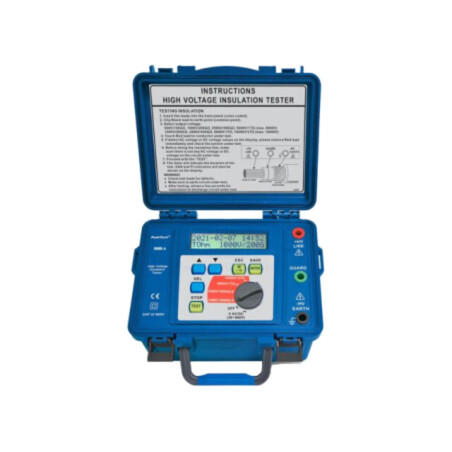 Aparat de măsură: rezistenţa de izolaţie; LCD; VAC: 30÷600V; 5mA