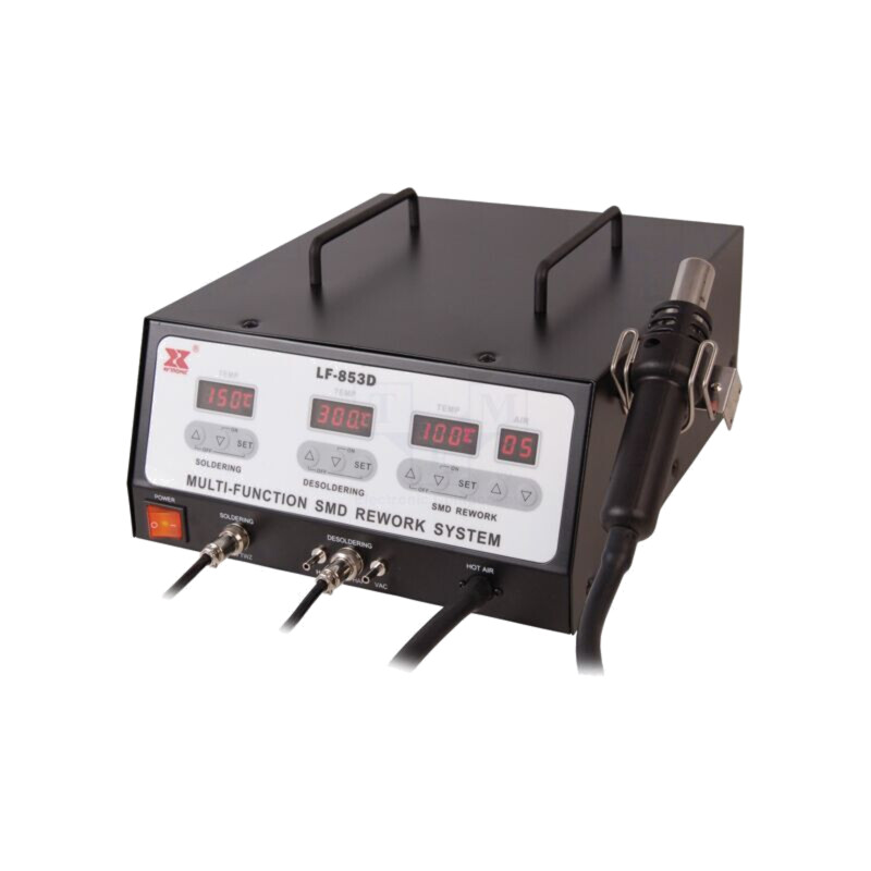 Station: service; 900W; 150÷480°C; ESD; 220VAC; 1.5÷40l/min; Ch: 3 Station: service; 900W; 150÷480°C; ESD; 220VAC; 1.5÷40l/min; Ch: 3