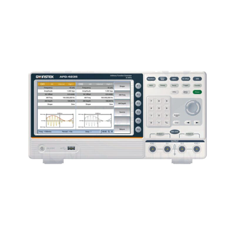 Generator: de funcţii, arbitrar; 35MHz; Ch: 2; 10Mpts/ch; AFG-4000 Generator: de funcţii, arbitrar; 35MHz; Ch: 2; 10Mpts/ch; AFG-4000