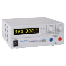 Alimentator: de laborator; canal unic,reglabil; 1÷32VDC; 0÷30A