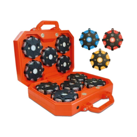 Lamp: warning; IP68; Kit: case; emergency services; 112mm; 72h