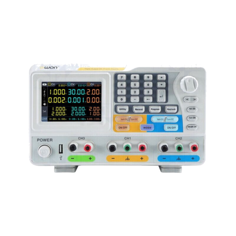 Alimentator: de laborator programabil; Ch: 3; 0÷60VDC; 0÷3A; 0÷3A Alimentator: de laborator programabil; Ch: 3; 0÷60VDC; 0÷3A; 0÷3A