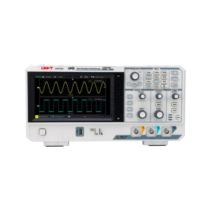 Osciloscop: digital; Ch: 2; 200MHz; 1Gsps; 56Mpts; LCD TFT 8"