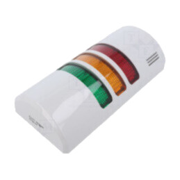 Coloană de semnalizare; roşu/portocaliu/verde; LED; 230÷240VAC