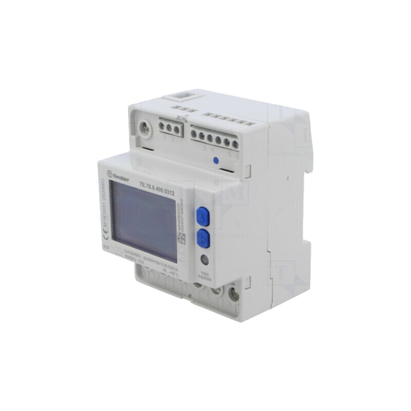 Controler; pentru şină DIN; OC; IP50; -25÷55°C; 0,5W; Afişaj: LCD