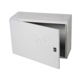 Carcasă: montare pe perete; X: 400mm; Y: 600mm; Z: 250mm; oţel; gri