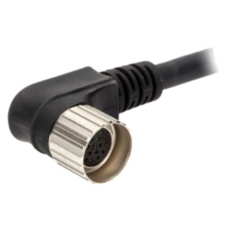 Conector: M23; mufă; PIN: 19(3+16); mamă; cabluri; în unghi 90°