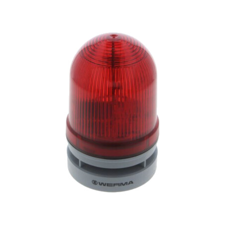 Semnalizator: luminos şi acustic; 12÷24VDC; 12÷24VAC; roşie; IP66