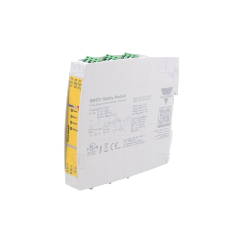 Modul: releu de siguranţă; 24VAC; 24VDC; pentru şină DIN; IP20 Modul: releu de siguranţă; 24VAC; 24VDC; pentru şină DIN; IP20