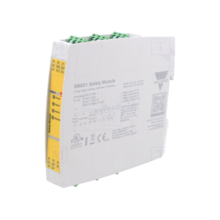 Modul: releu de siguranţă; 24VAC; 24VDC; pentru şină DIN; IP20
