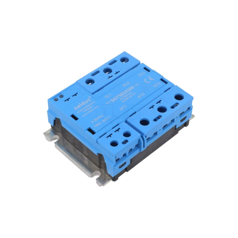 Releu: semiconductor; 35A; Uîntrerup: 24÷660VAC; 3-fazat; -40÷85°C Releu: semiconductor; 35A; Uîntrerup: 24÷660VAC; 3-fazat; -40÷85°C
