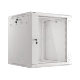 Carcasă: tablou rack; Standard: 19"; 12U; gri; Z: 600mm; X: 600mm