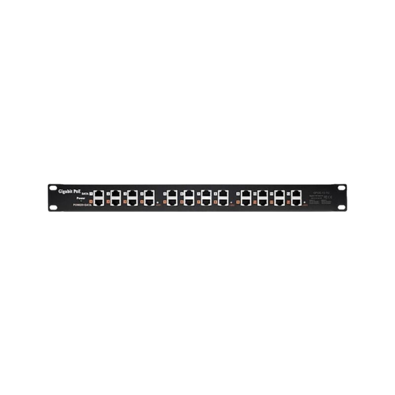 Patch panel; neagră; Număr porturi: 12; RJ45 soclu x12; RACK Patch panel; neagră; Număr porturi: 12; RJ45 soclu x12; RACK