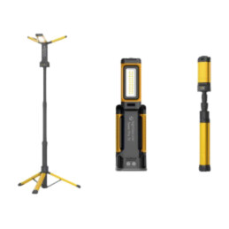Lampă: de lucru; IP54; Kit: geantă portabilă; 7000lm; 5h; 1700mm