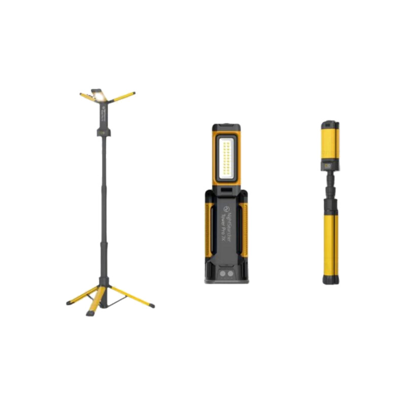 Lampă: de lucru; IP54; Kit: geantă portabilă; 7000lm; 5h; 1700mm