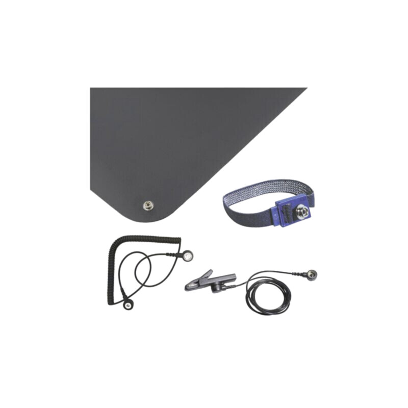 Suport: set de masă; ESD; L: 900mm; W: 610mm; Thk: 1,5mm; neagră