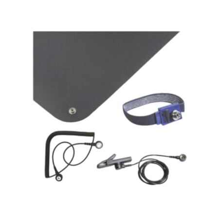 Suport: set de masă; ESD; L: 900mm; W: 610mm; Thk: 1,5mm; neagră