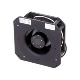 Ventilator: EC; radial; 230VAC; 225x225x85mm; 972m3/h; bilă; IP54