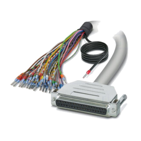 Cablu; D-Sub 37pin soclu,cabluri; PVC; Lung: 2m; gri; Fire: Cu; IP54