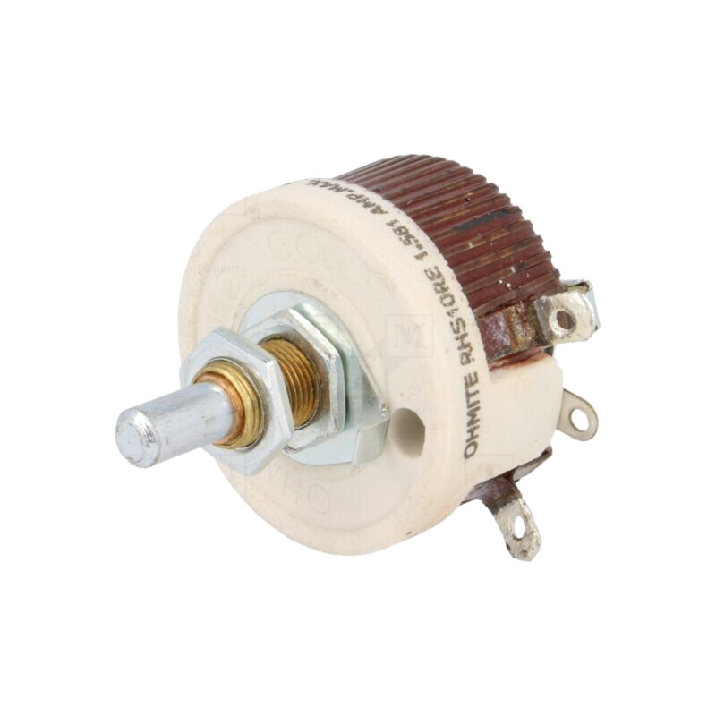 Potenţiometru: axial; 1,5kΩ; 25W; 6,35mm; Ax: fină; bobinate Potenţiometru: axial; 1,5kΩ; 25W; 6,35mm; Ax: fină; bobinate