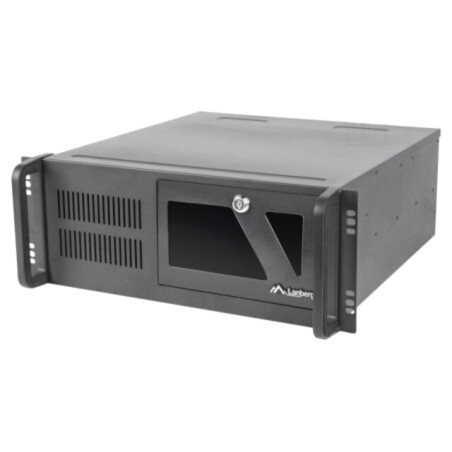 Enclosure: ATX server; Standard: 19"; 4U; black; Z: 117mm; X: 430mm