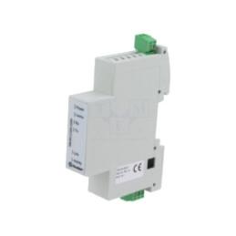 Convertor; pentru şină DIN; Modbus RTU,Modbus TCP/IP