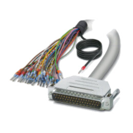 Cablu; D-Sub 37pin mufă,cabluri; PVC; Lung: 1m; gri; Fire: Cu; IP54